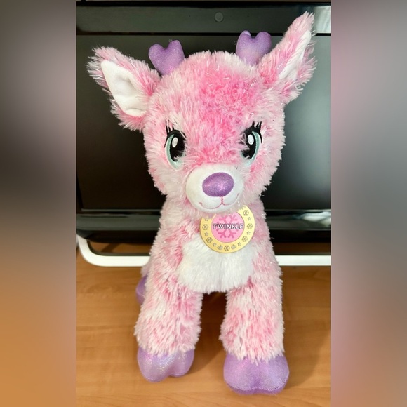 Build A bear reindeer TWINKLE deer with clothes/necklace plush toys Christmas - Picture 6 of 10